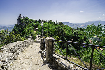 Image showing San Marino castle