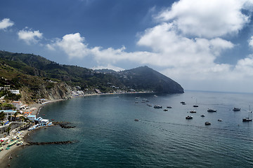 Image showing View of Maronti beach in Ischia Island