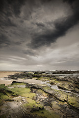 Image showing Storm clouds over Little Bay