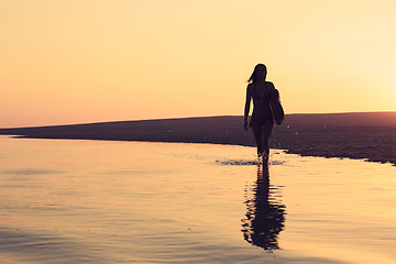 Image showing Surfer Girl