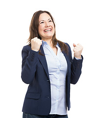 Image showing Happy Business Woman