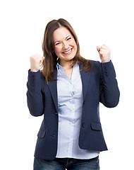 Image showing Happy Business Woman
