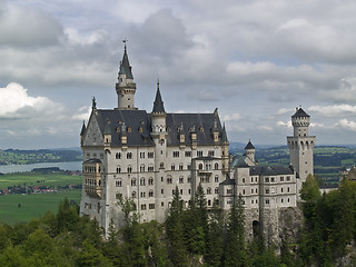 Image showing Neuschwanstein Castle Profile