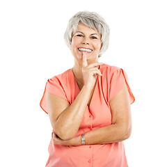 Image showing Happy old woman