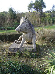 Image showing Hog Statue