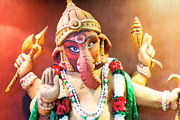 Image showing Statue of the Indian deity Ganesh.