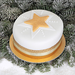 Image showing Christmas Cake