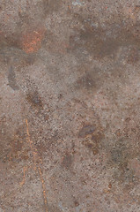 Image showing Grungy distressed iron surface seamlessly tileable