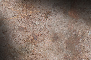 Image showing Grungy distressed metal surface