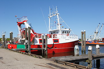 Image showing Fishing trawler