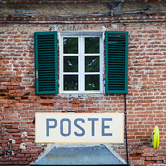 Image showing Italian postal office