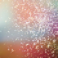 Image showing Glitters on a soft blurred background. EPS 10