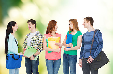 Image showing group of smiling students standing