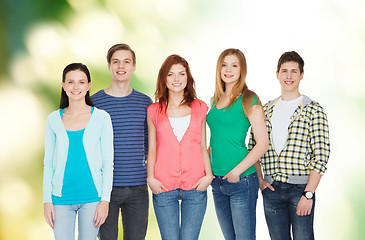 Image showing group of smiling students standing