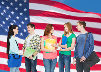 Image showing group of smiling students standing