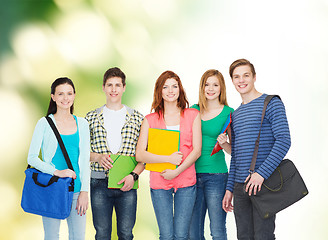 Image showing group of smiling students standing