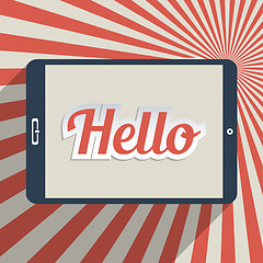 Image showing Hello