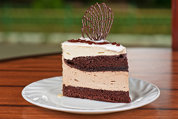 Image showing chocolate cake piece