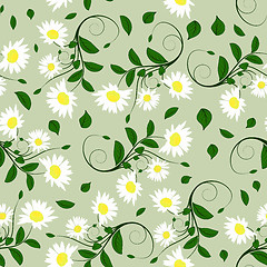 Image showing Seamless floral pattern