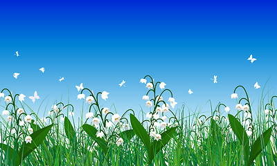 Image showing Meadow color background