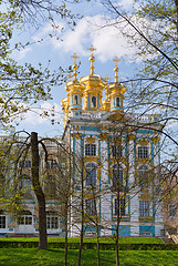 Image showing Dome of Russian Orthodox church of Catherine Palace