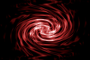 Image showing Black And Red Swirled Together
