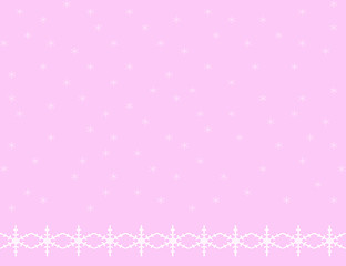 Image showing Snowflake Background Pink