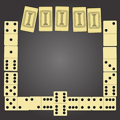 Image showing domino pieces