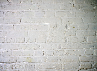 Image showing White Brick Background