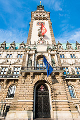 Image showing Townhall of Hamburg