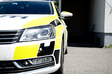 Image showing Norwegian Police Car