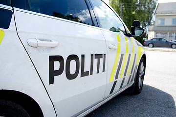 Image showing Norwegian Police Car