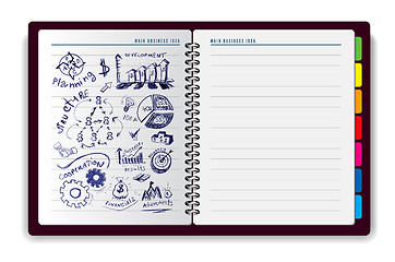 Image showing Creative notebook idea