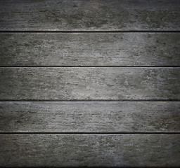 Image showing Weathered gray horizontal wood texture seamlessly tileable