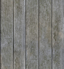 Image showing Weathered Gray Vertical Wood Seamless Texture