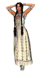 Image showing Native American Woman