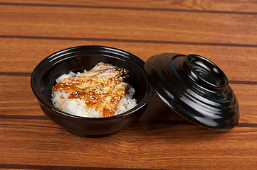 Image showing eel with rice