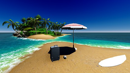 Image showing Paradise on Hawaii Island