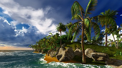 Image showing Paradise on Hawaii Island