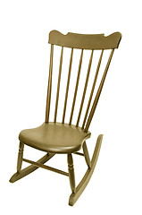 Image showing Vintage Antique Rocking Chair