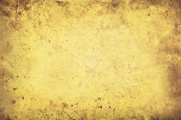 Image showing Grungy yellow background texture