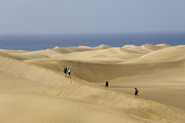 Image showing People in the desert