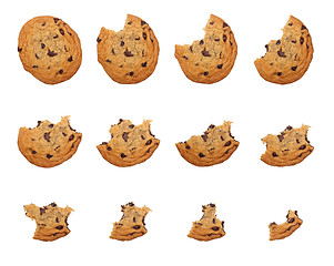 Image showing Eating cookie