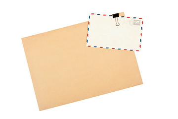 Image showing Blank envelope and post cards