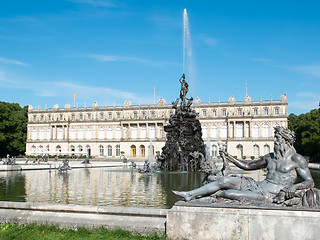 Image showing fountain at Herrenchiemsee