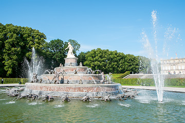 Image showing fountain at Herrenchiemsee