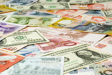 Image showing World currencies

