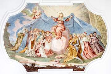 Image showing fresco Maria