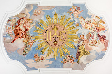 Image showing fresco angels