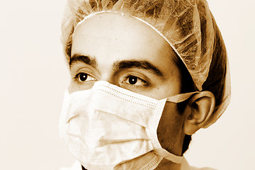 Image showing Portrait of a young doctor.